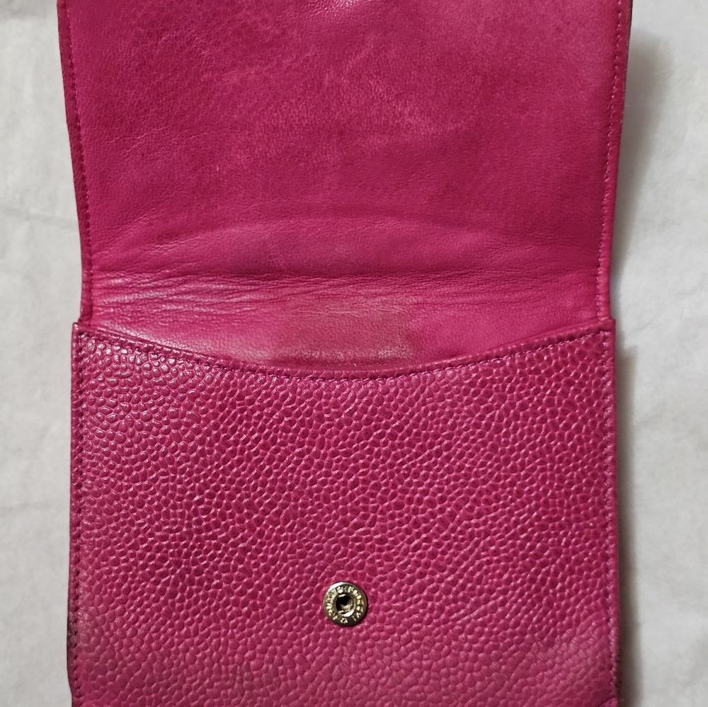 Chanel Pink Caviar Leather Wallet - Picture 3 of 12